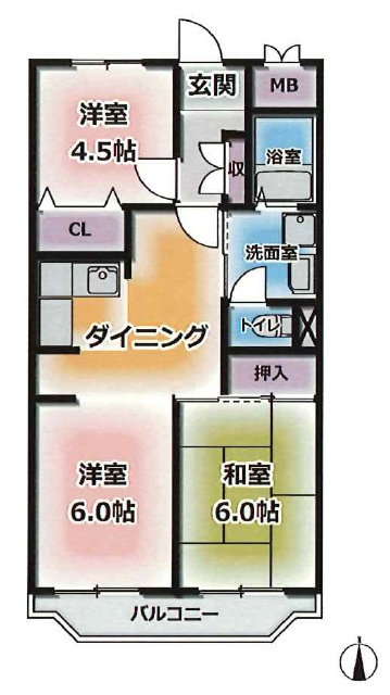 ビアンコ・ディ・モーラの間取り