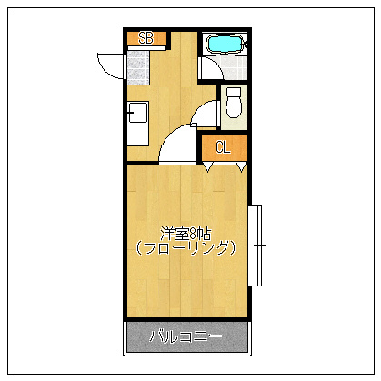 シャイナハイムⅡの間取り