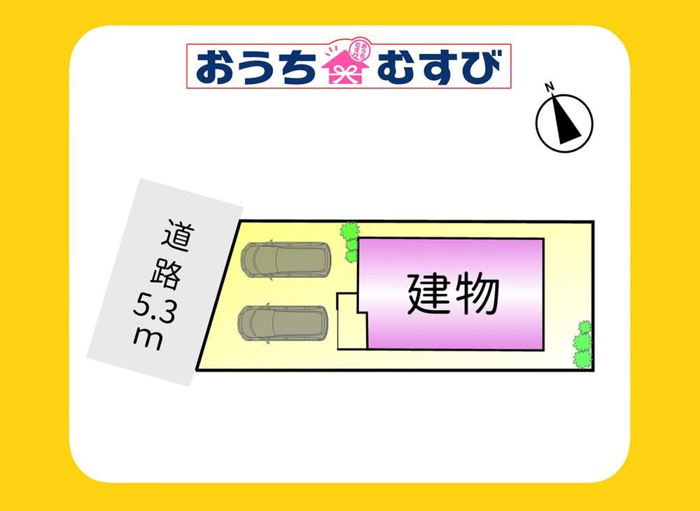 小牧市横内（全1棟）の区画図