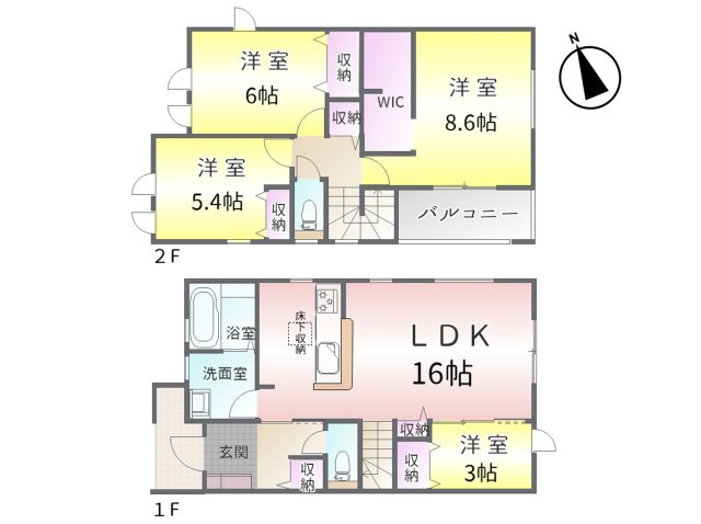小牧市横内（全1棟）の間取り