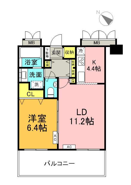 D’グラフォート沖縄タワーの間取り