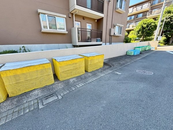 綺麗に整理されたゴミ置場
