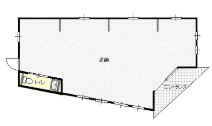 古渡町16-18店舗（フルワタリチョウ16-18テンポ）【　1階路面店　】の間取り