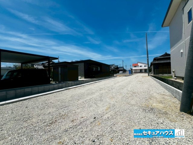 【同施工物件ご案内可能】西境町蒲生池　全3棟のその他共用部分|【協定地】
◆間口広々8mの協定地のため車の出し入れも楽々です。　　　　　　　　　　　　　　　　　　　　　　　　　　　　　　　　　　　　　　　　　　　　　　　　　　　　　　　　　　　　　　　　　　　　