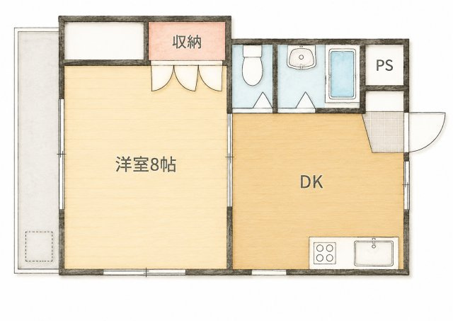 アーバンコート河内町の間取り