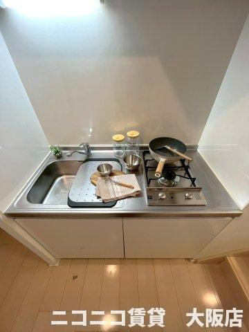 豊中市庄内東町６丁目のアパートのキッチン|CG画像です。家具家電付きではありません