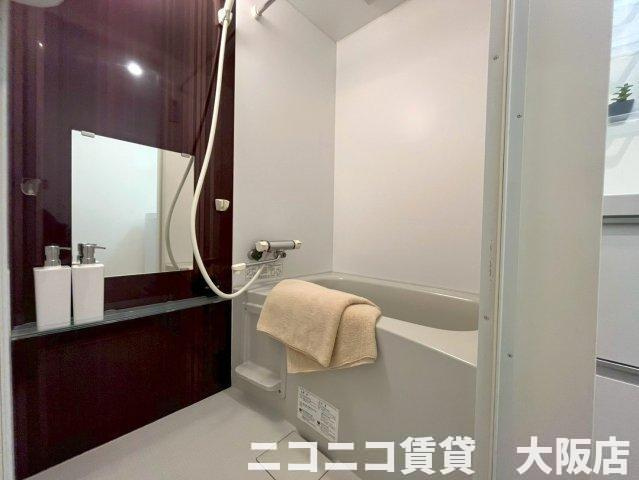 豊中市庄内東町６丁目のアパートの浴室|CG画像です。家具家電付きではありません