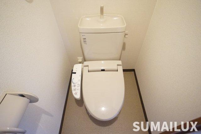 熊本市南区近見１丁目の賃貸マンションのトイレ