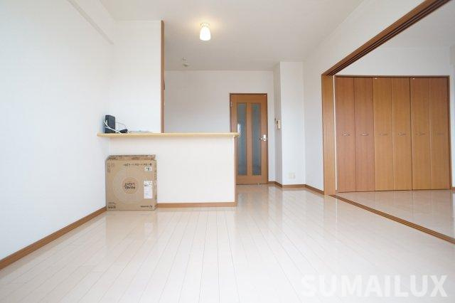 熊本市南区近見１丁目の賃貸マンションの居間・リビング