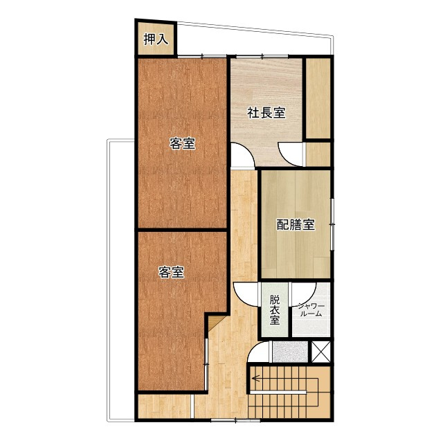 方八町二丁目　売店舗の間取り|3階※参考間取※現況有姿
