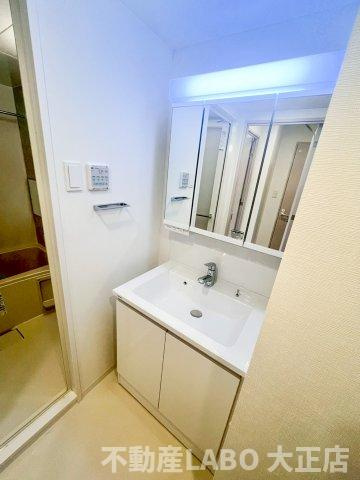Alivis浪速東SoL TERRACEの洗面所