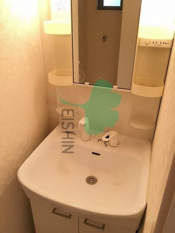 クレフラスト吉塚の洗面所|シンプルで使いやすい洗面台です！