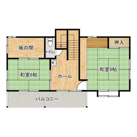 郡山市久留米一丁目　戸建の間取り|※参考間取になります。現況有姿