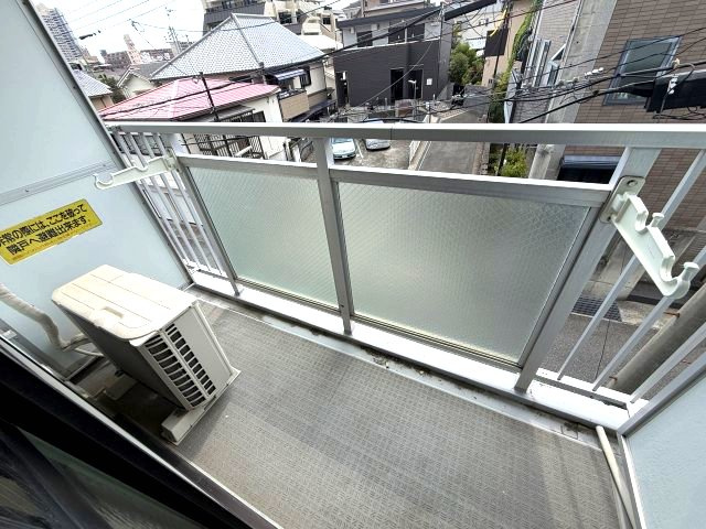 ライフピアモア六甲のバルコニー