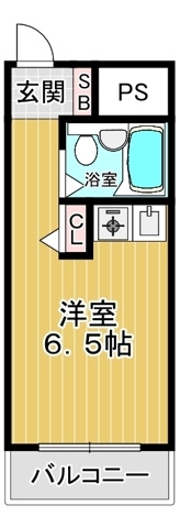 神戸市東灘区本山中町２丁目の賃貸マンションの間取り