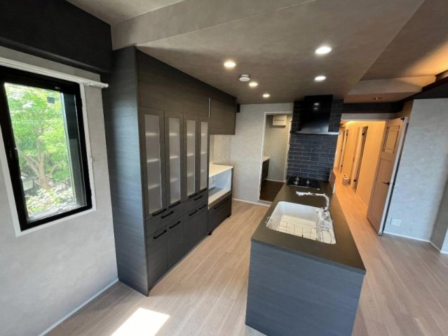 神戸市東灘区御影山手５丁目の賃貸マンションのキッチン