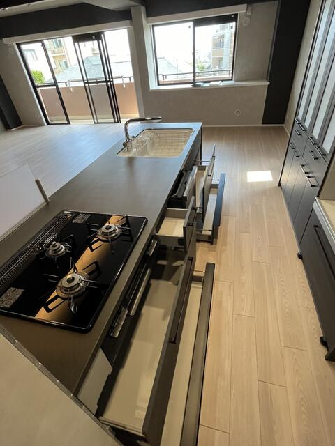 神戸市東灘区御影山手５丁目の賃貸マンションのキッチン