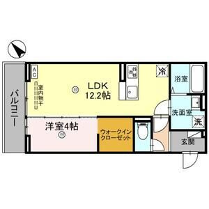 【間取り】 | BRANSIA目川(ブランシア) | お部屋の間取りです