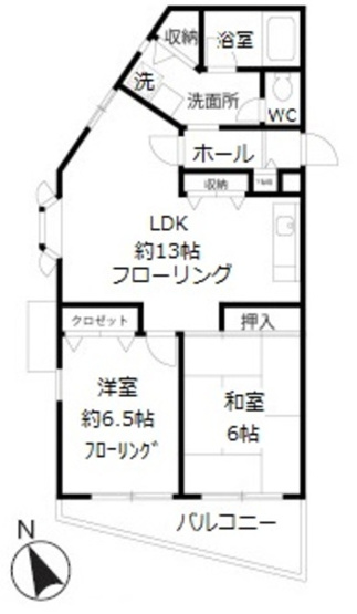 【間取り】 | ユリシーズ浜田山
