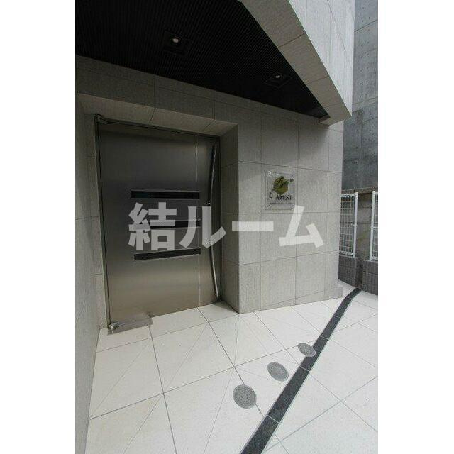 板橋区清水町の賃貸マンションのエントランス