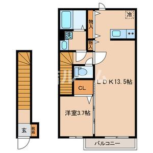 練馬区豊玉北１丁目のアパートの間取り