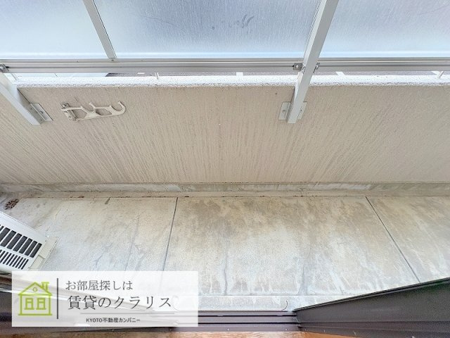 第2コーポ藤岡のバルコニー