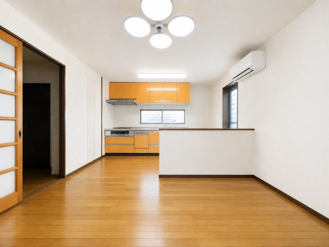 【軽量鉄骨】稲敷市江戸崎乙中古戸建のキッチン