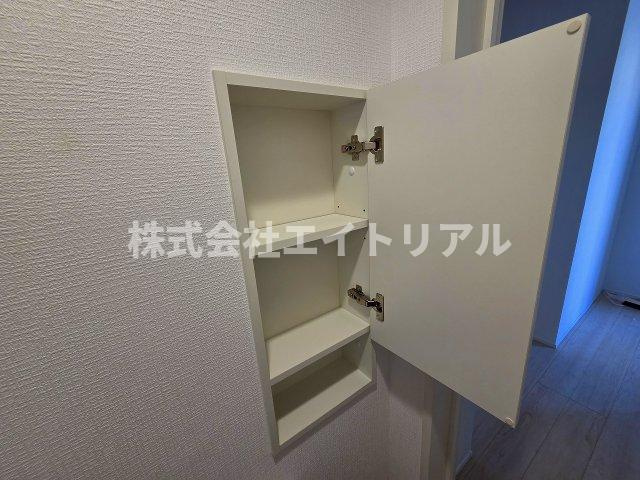 美濃加茂市古井町下古井　第3　新築戸建　全4棟の収納|1階　トイレ収納