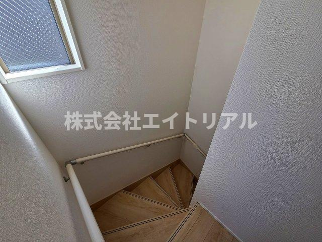 美濃加茂市古井町下古井　第3　新築戸建　全4棟のその他|階段
