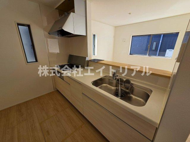 美濃加茂市古井町下古井　第3　新築戸建　全4棟のキッチン|1階
