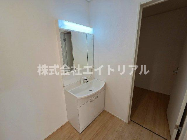 美濃加茂市古井町下古井　第3　新築戸建　全4棟の洗面所|1階