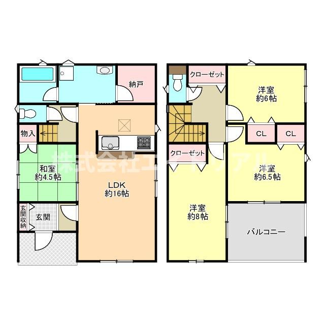 美濃加茂市古井町下古井　第3　新築戸建　全4棟の間取り