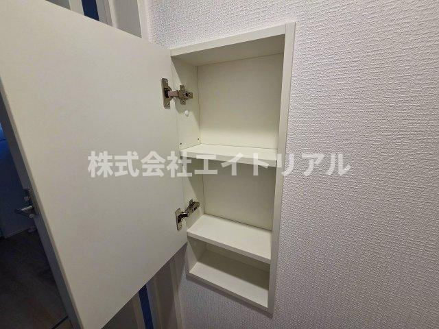 美濃加茂市古井町下古井　第3　新築戸建　全4棟の収納|1階　トイレ収納