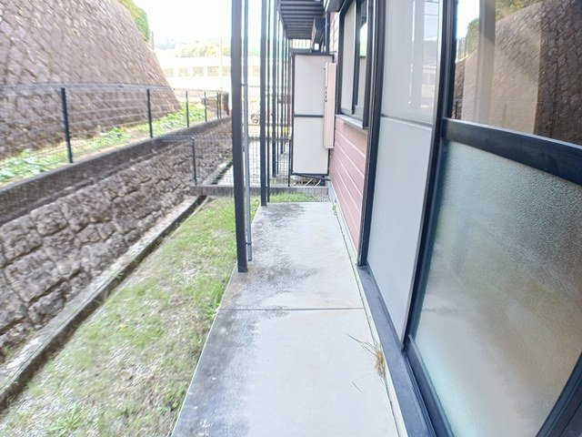 ラフィーネ生駒　（西松ヶ丘）の庭|簡単な家庭菜園も楽しめるお庭です