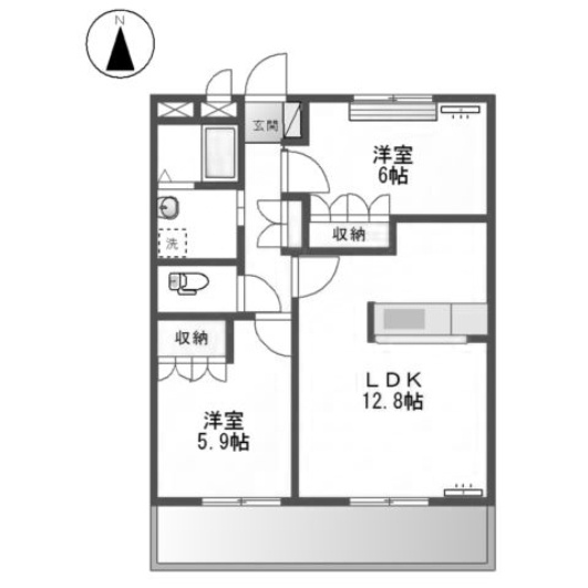 【間取り】 | クレストール月輪