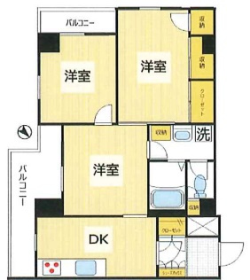 中銀音羽マンシオンの間取り