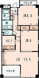 リジェールBの間取り