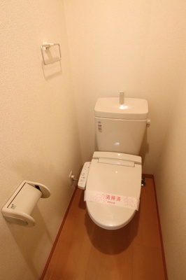 嬉しい温水洗浄便座付き