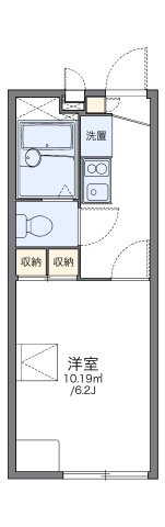【間取り】 | レオパレスラックコート | 代表的な間取のため実際の間取とは異なる場合があります
