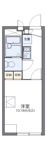 レオパレスパラディーゾの間取り|代表的な間取のため実際の間取とは異なる場合があります