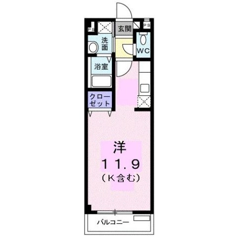グリーンヴィラ　Ａの間取り