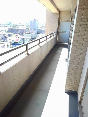 ツインタワー弐番館のバルコニー