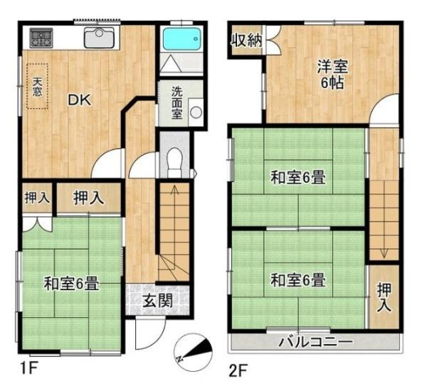 柏原市国分本町６丁目　一戸建