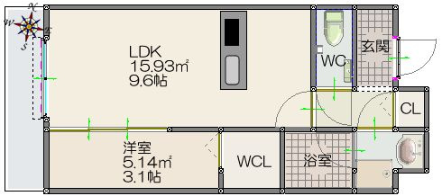 【間取り】 | ルッシェ住吉