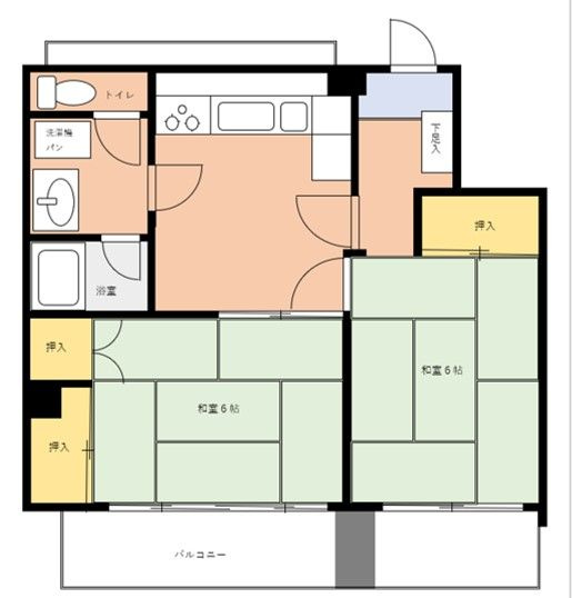 【間取り】 | ミツワマンション高砂Ⅱ