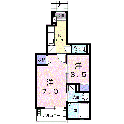 【間取り】 | アンジュ・大小路