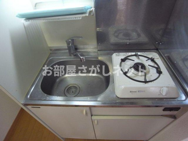 アピス三軒茶屋【おとり物件なし】#学生・社会人にオススメ！初期費用分割払いOK！のキッチン|1口ガスコンロ