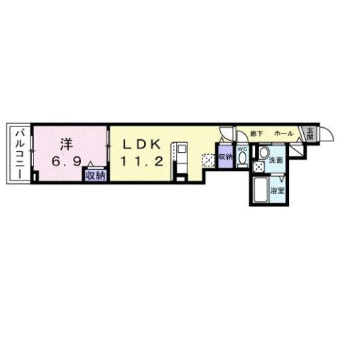 ヒカルサ泉大津条南町の間取り