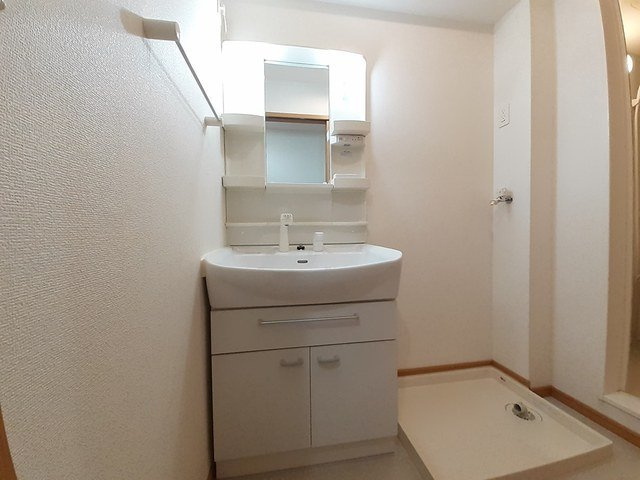 エヴァーグリーンの洗面所|使いやすい洗面所です