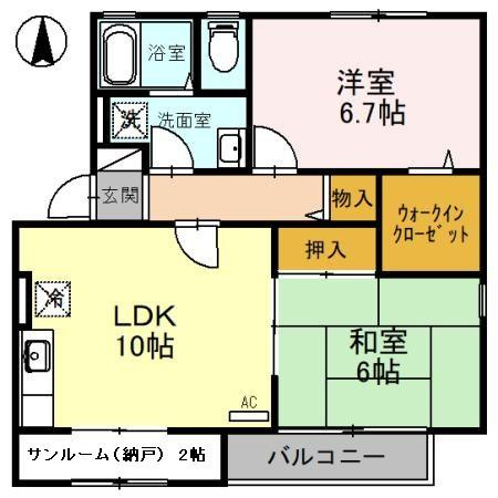 メゾンパークス　C棟の間取り